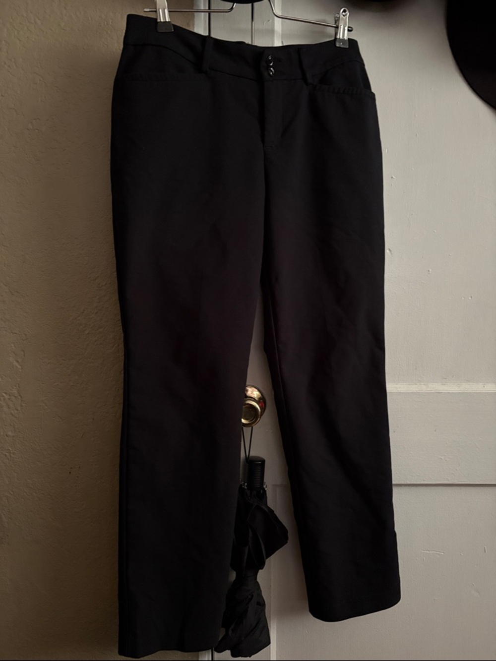 Lee Black Straight-Leg Petite Pants